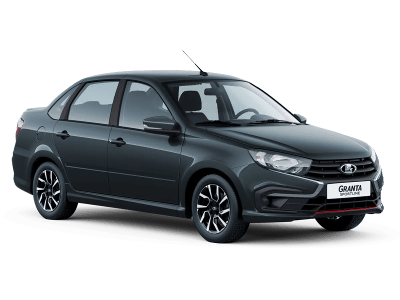 Купить Lada Granta Sportline в Сургуте - СЕРЕБРИСТО-ТЕМНО-СЕРЫЙ "БОРНЕО" (633) - МЕТАЛЛИК